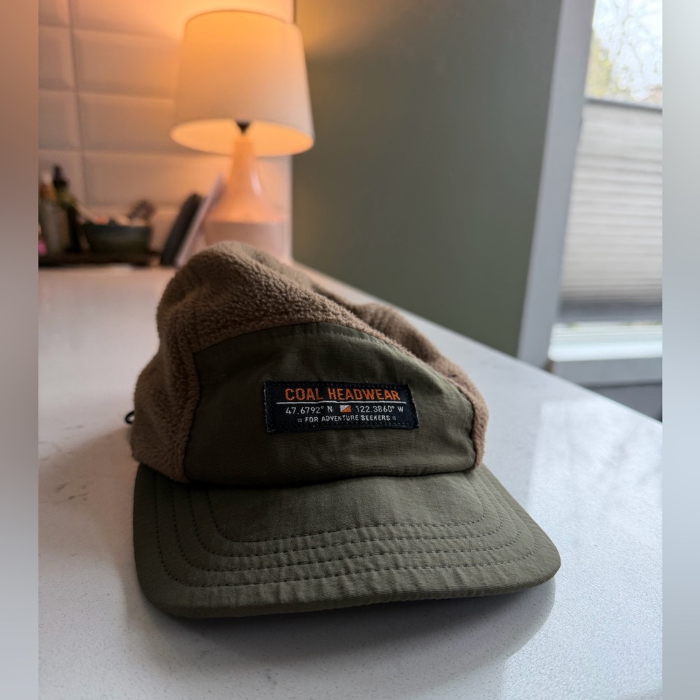 Coal Fleece 5 Panel Camp Hat